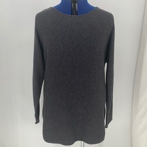 Michael Kors• Charcoal Knit Tunic with Side Seam Zippers  SzLG